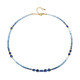 Santa Maria Aquamarine Silver Necklace (Riya)