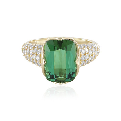 14K Brazilian Tourmaline Gold Ring (de Melo)