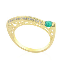 9K Colombian Emerald Gold Ring (de Melo)