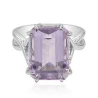 Rose de France Amethyst Silver Ring