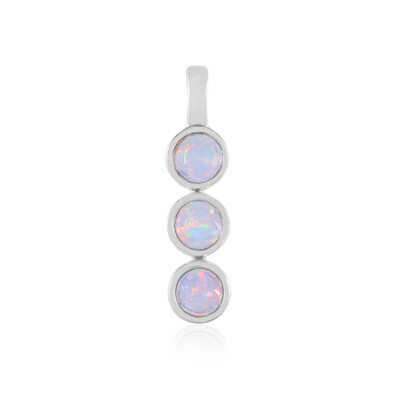 Welo Opal Silver Pendant