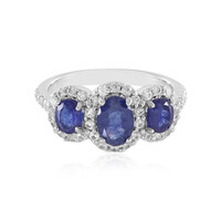 Madagascar Blue Sapphire Silver Ring