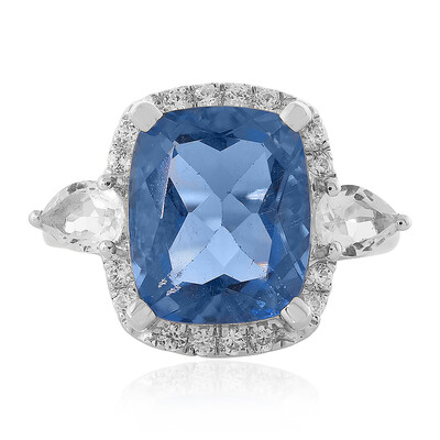 Colour Change Fluorite Silver Ring