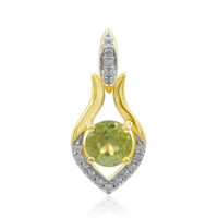 9K Sphene Gold Pendant