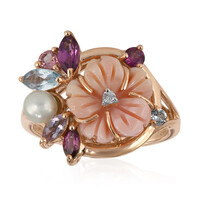 Mother of Pearl Silver Ring