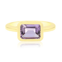 Rose de France Amethyst Silver Ring