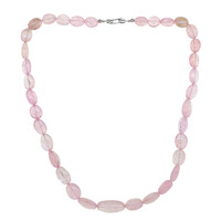 Morganite Silver Necklace