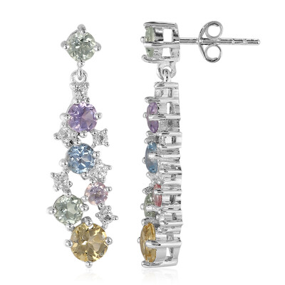 Citrine Silver Earrings