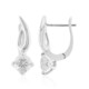 Herkimer Diamond Quartz Silver Earrings (Pallanova)