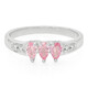 Padparadscha Sapphire Silver Ring