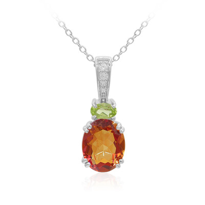 Twilight Quartz Silver Necklace