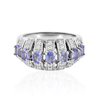 Tanzanite Silver Ring