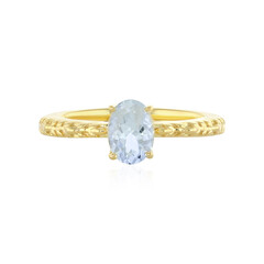 Aquamarine Silver Ring