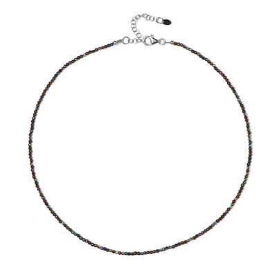 Silver Hematite Silver Necklace