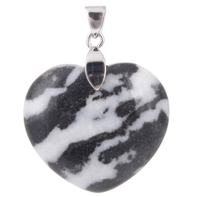 Zebra Jasper Silver Pendant