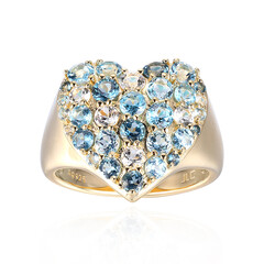 London Blue Topaz Silver Ring