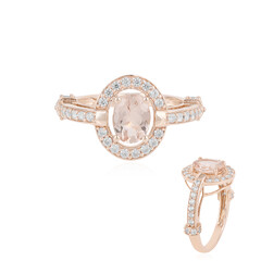 9K Morganite Gold Ring