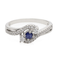 Kanchanaburi Sapphire Silver Ring