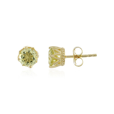 Ouro Verde Quartz Silver Earrings