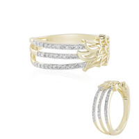 9K I1 (I) Diamond Gold Ring (Ornaments by de Melo)