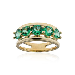 14K Muzo Colombian Emerald Gold Ring (de Melo)