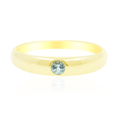 9K Nigerian Paraiba Tourmaline Gold Ring