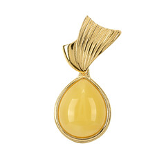 Baltic Amber Silver Pendant