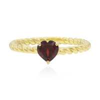 Mozambique Garnet Silver Ring