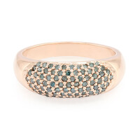 Fancy Diamond Silver Ring
