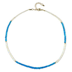 Welo Opal Silver Necklace