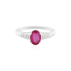 Madagascar Ruby Silver Ring