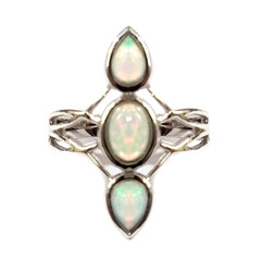 Welo Opal Silver Ring