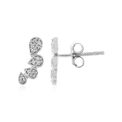 Zircon Silver Earrings