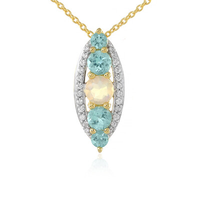 Welo Opal Silver Necklace