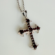 Garnet Silver Necklace