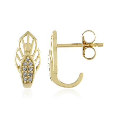9K I2 (H) Diamond Gold Earrings (Ornaments by de Melo)