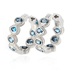 London Blue Topaz Silver Earrings (Dallas Prince Designs)