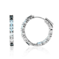 London Blue Topaz Silver Earrings