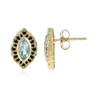 Sky Blue Topaz Silver Earrings