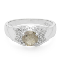 Romanian Spectrolite Silver Ring