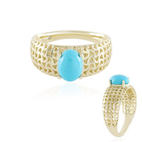 9K Sleeping Beauty Turquoise Gold Ring (Ornaments by de Melo)