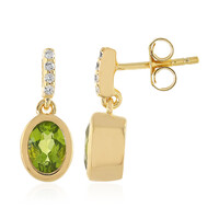 Peridot Silver Earrings