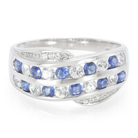 Kanchanaburi Sapphire Silver Ring