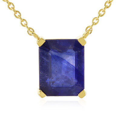 Madagascar Blue Sapphire Silver Necklace