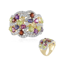 Peridot Silver Ring