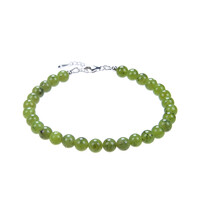 Serpentine Silver Bracelet