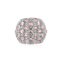 Madagascan Morganite Silver Ring