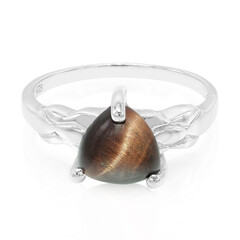 Red Tiger´s Eye Silver Ring