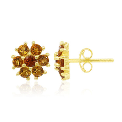 Madeira Citrine Silver Earrings