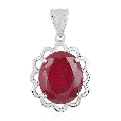Madagascar Ruby Silver Pendant